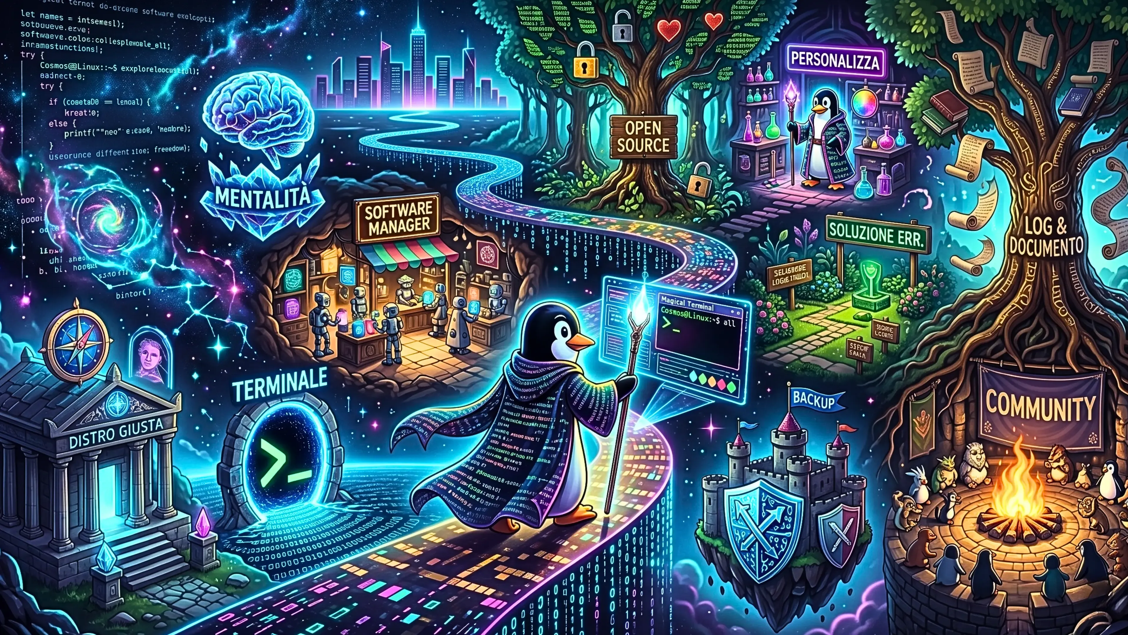 Iniziare con Linux
