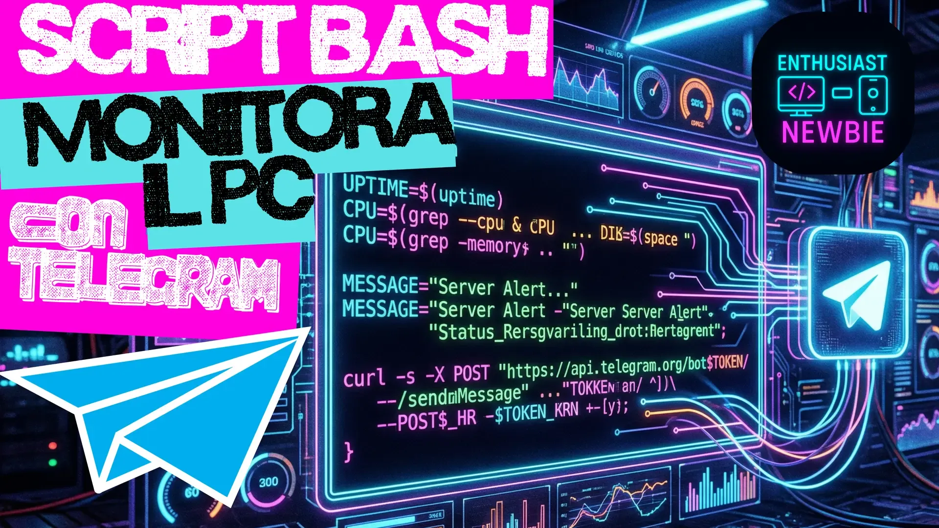 Script Bash per Monitorare il sistema con Telegram